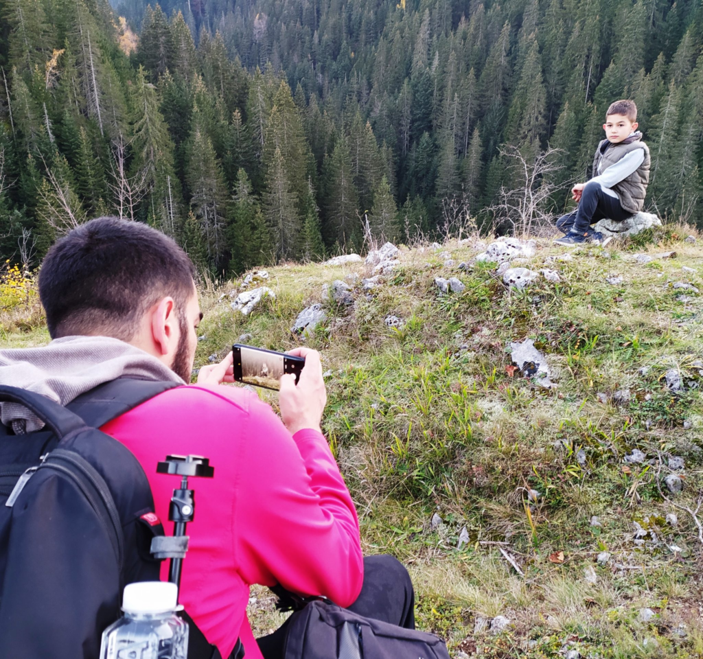 During the Mapping of the Trail to Glavica (Plunci)